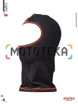 Подшлемник STARKS (Старкс) Light Чёрный/Красный
