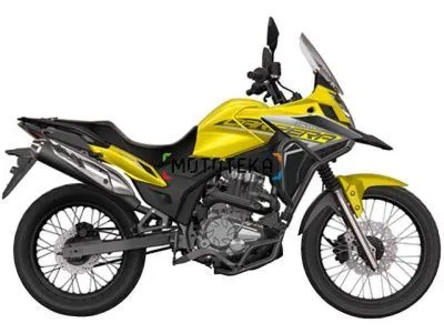 Мотоцикл дорожный ATAKI (Атаки) CARRERA 300 (4T PR300) 19/17 (2025 г.) желтый c ПТС