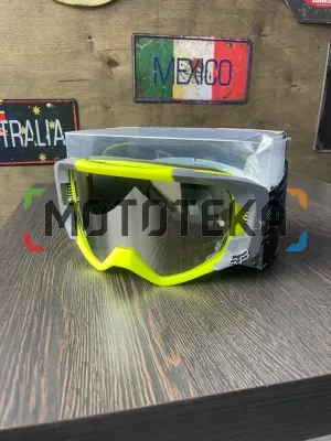 Мотоочки FOX (Фокс) Vue X серый/жёлтый