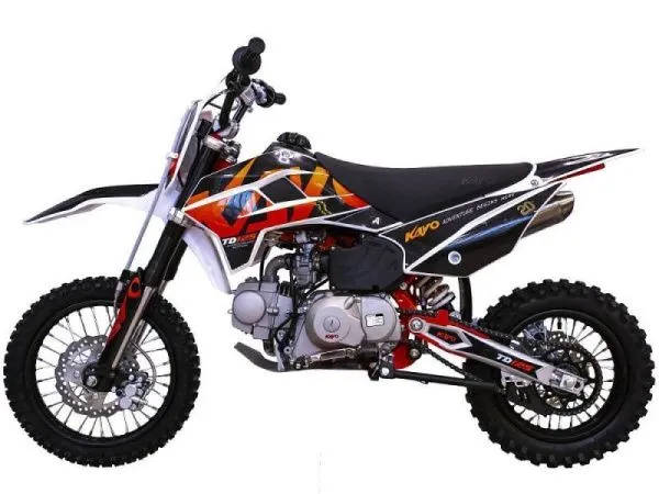 Питбайк KAYO (Кайо) MINI TD125 14/12 (п/автомат, эл. стартер 2024 г.) | Мототека