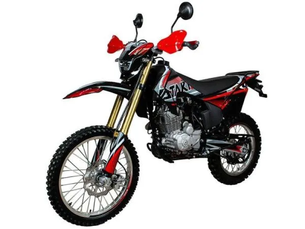 Мотоцикл кроссовый / эндуро ATAKI (Атаки) S003 300 (4T 175FMM) 21/18 (2024 г.) красный с ПТС | Мототека