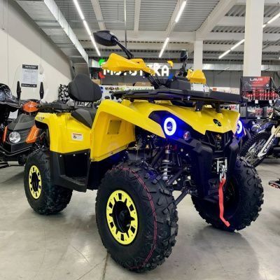 Квадроцикл GLADIATOR (Гладиатор) F200 жёлтый с ПСМ