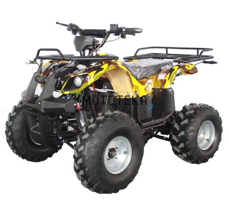 Электроквадроцикл подростковый GreenCamel (ГринКэмел) Атакама T400 (60V 1500W R8 Дифференциал, Пониженная) (машинокомплект)