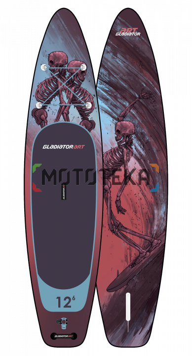 Надувная доска для sup - бординга Gladiator (Гладиатор) RIDE 12.6