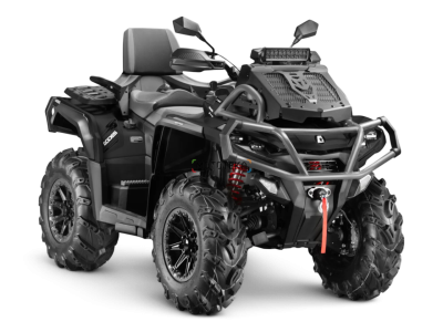 Квадроцикл AODES (Аодес) Pathcross ATV800L MUD PRO EPS LCD двухместный чёрный с ПСМ