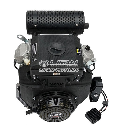 Двигатель Lifan (Лифан) LF2V78F-2A PRO(New) 27 л.с. D25 катушка 3 Ампера | Мототека
