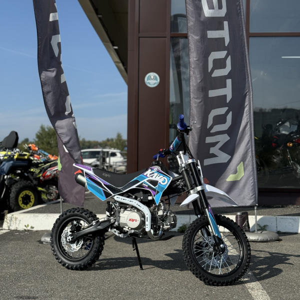Питбайк KAYO (Кайо) MINI К125EM 14/12 (механ. сцепл., эл. стартер 2024г.) | Мототека
