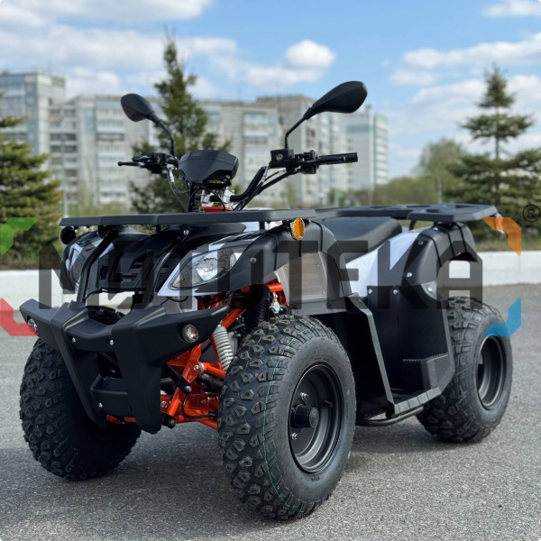 Квадрицикл KAYO (Кайо) AU150 CVT (белый пластик 2024 г.) с ПСМ | Мототека
